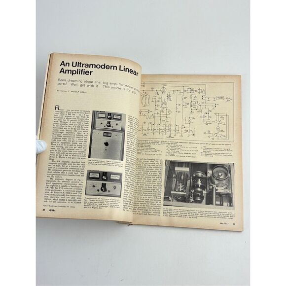 Vintage QST Amateur Radio Magazines Lot of 10 1977 EV2355 - Picture 11 of 13